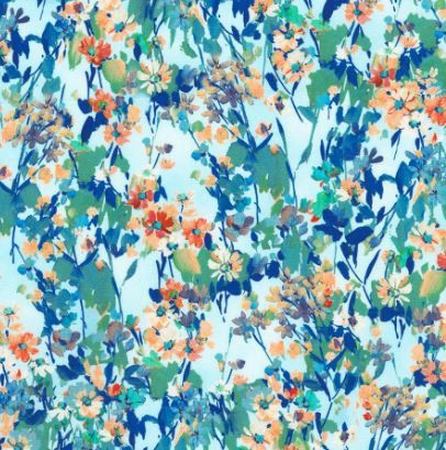 Robert Kaufman Painterly Petals-Valley SRKD-23402-238 Garden Online