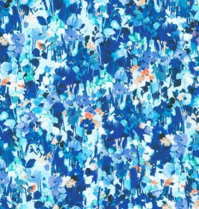 Robert Kaufman Painterly Petals-Valley SRKD-23403-243 Cerulean Online