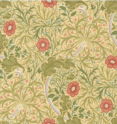 Moda Fabrics Morris Muse  13382 11 Parchment Online