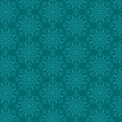 Benartex Snow Fall 17043-84 Teal Online