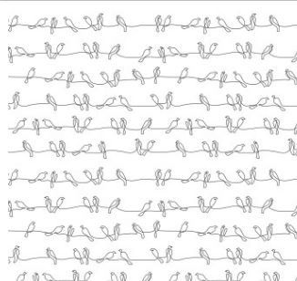 In the Beginning Fabrics Flock Together  11FT-1 White Online