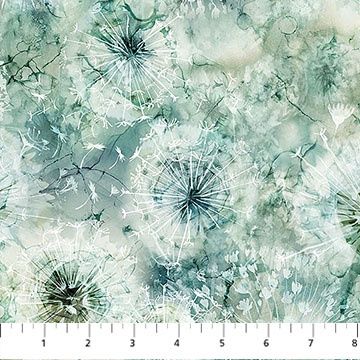 Northcott Fabrics Whisper DP28702-64 Medium Teal Multi Online