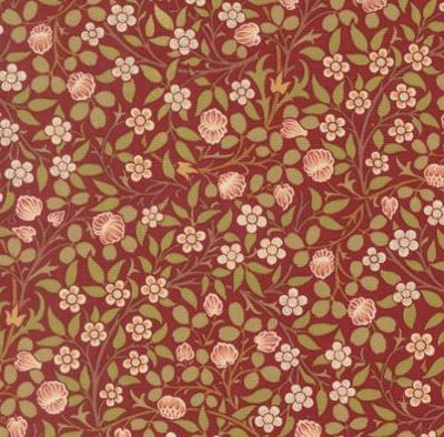 Moda Fabrics Morris Muse  13385 16 Russet Online