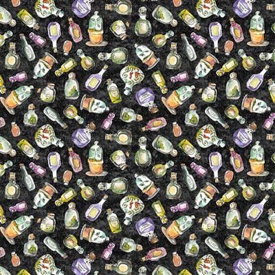 Clothworks Witch's Tale Digital Y4790-3 Black Online