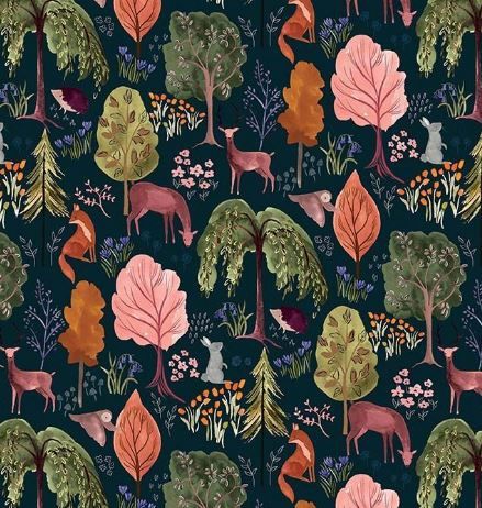 Dear Stella Floral Forest STELLA-DFN3432 Midnight Online