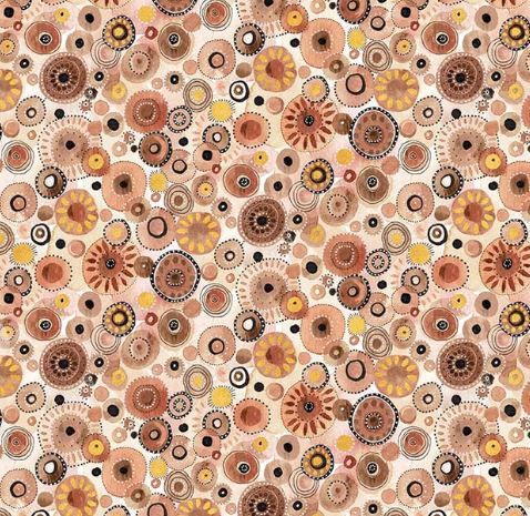 Windham Fabrics Flora &amp; Form  54781DM-2 Fire Opal Online
