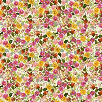 Clothworks Fleur de Rose  Y4764-55 Multi Online