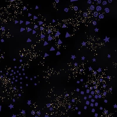 Clothworks Basic Glitter Y0808-3M Black Gold Metallic Online