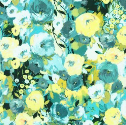 Robert Kaufman Painterly Petals-Valley SRKD-23408-473 Bouquet Online