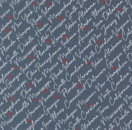 Moda Fabrics Independence Day 55721 14 Indigo Online