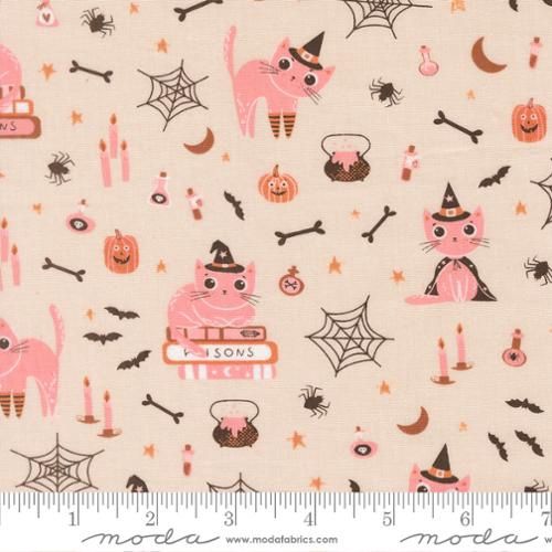 Moda Fabrics Purrs and Boos 39060 11 Moonbeam Online