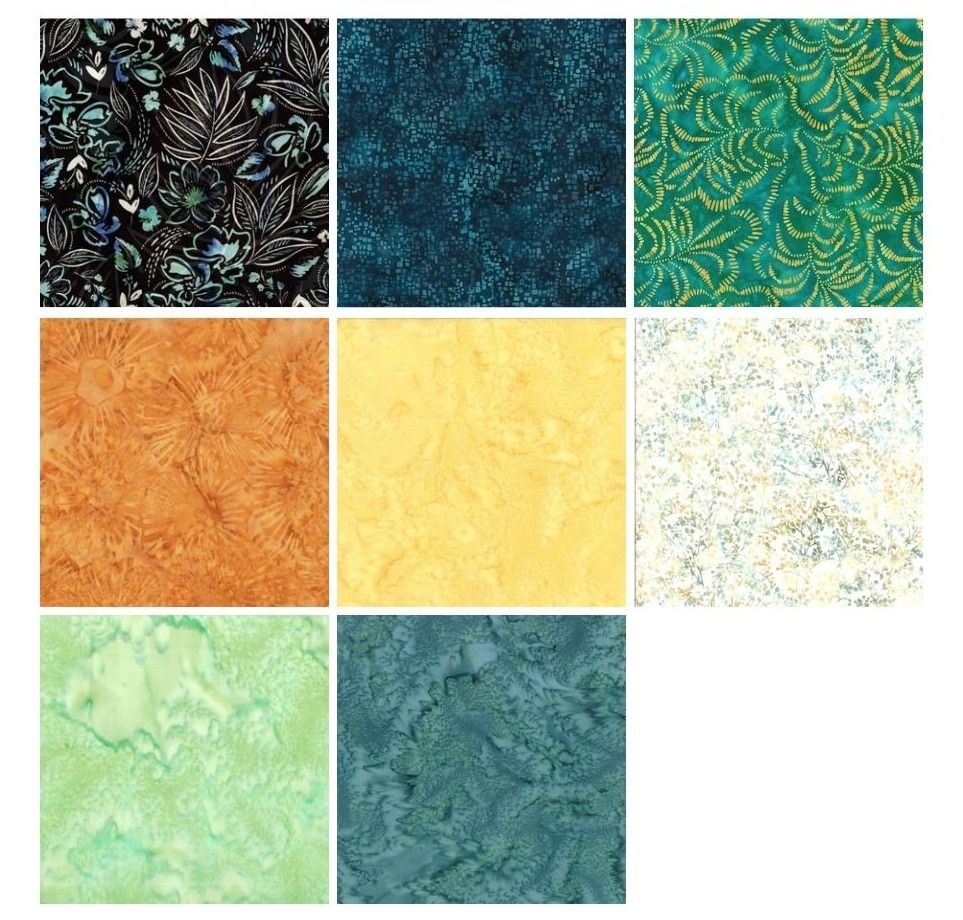 Surf's Up Stardust Splash Mystery Five-0 Quilt Kit