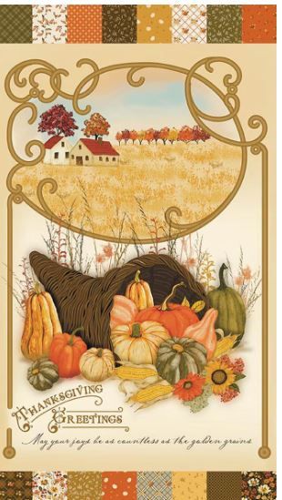 Riley Blake Designs Bountiful P17869 Panel