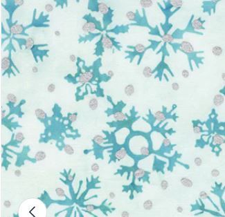 Anthology Fabrics Sparkly Christmas Batik 3924QM-X Snow Day Online