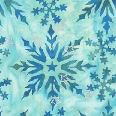 Anthology Fabrics Sparkly Christmas Batik  3926QM-X Mint Green Online