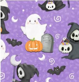 Henry Glass &amp; Co. Moonlight Mischief Q-2561G-55 Light Purple Online