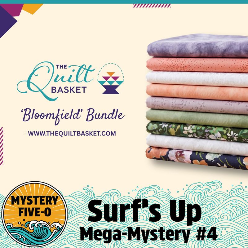 Surf's Up Bloomfield Mystery Five-0 Quilt Kit