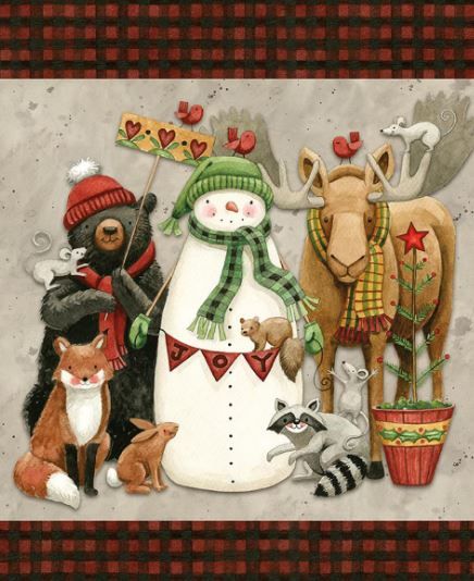 Riley Blake Designs Northern Christmas P17837 Panel