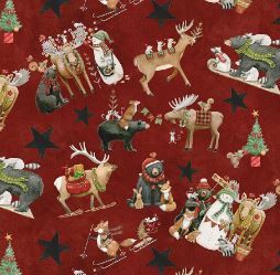 Riley Blake Designs Northern Christmas C17830 Red Online