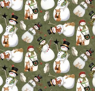 Riley Blake Designs Northern Christmas C17831 Green Online
