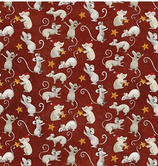Riley Blake Designs Northern Christmas C17833 Red Online