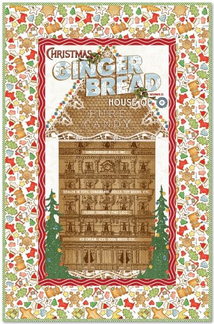 Gingerbread Mills Panel Quilt Kit