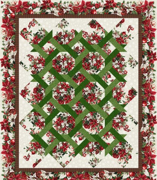 Winter Enchantment Garden Twist Quilt Kit