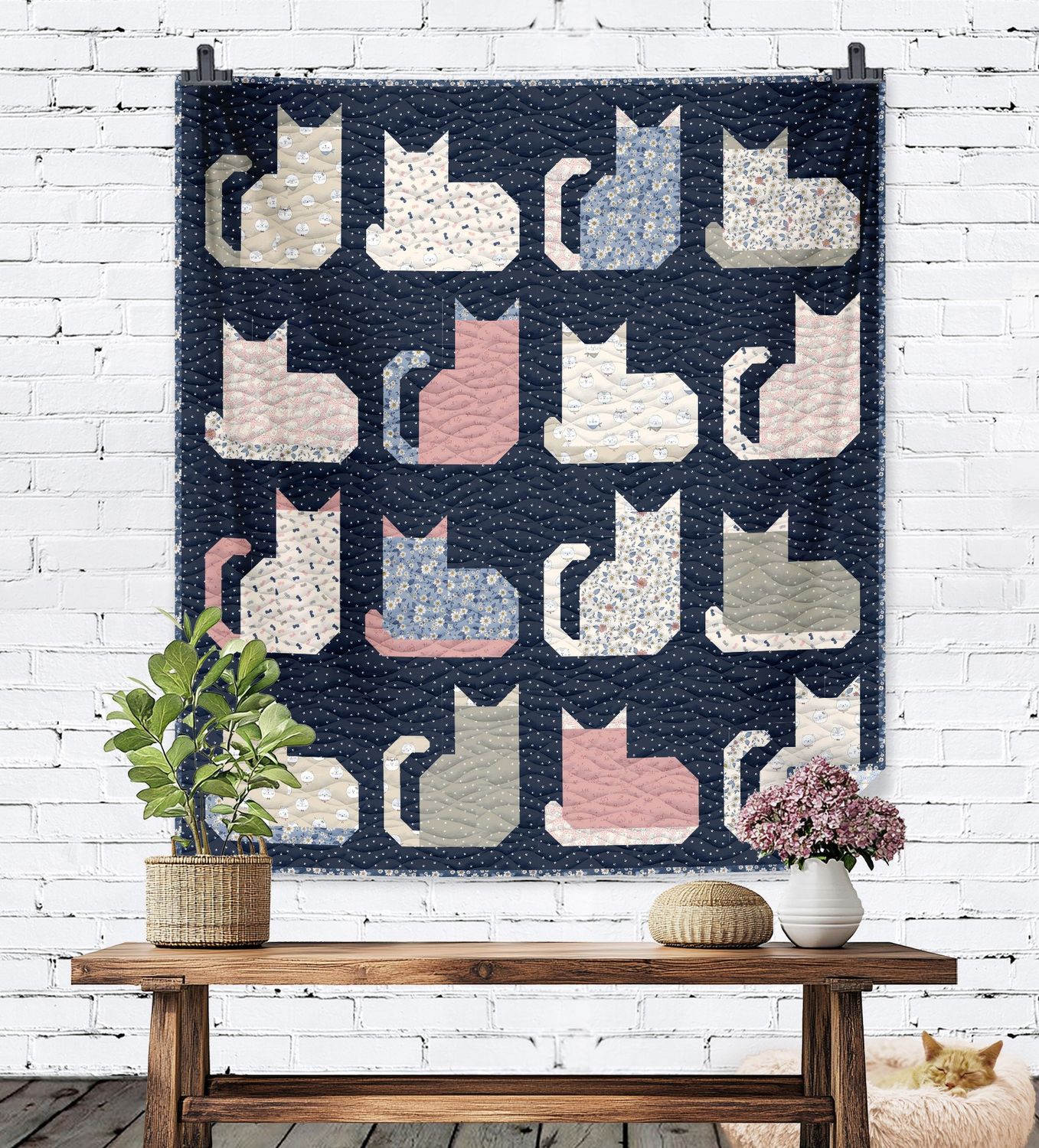 Kitty Cats Kitten Fun Quilt Kit