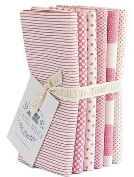 Tilda Fabrics Basic Classics Fat Quarter Bundle TIL00034 Pink
