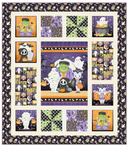 Boxed In Moonlight Mischief Quilt Kit