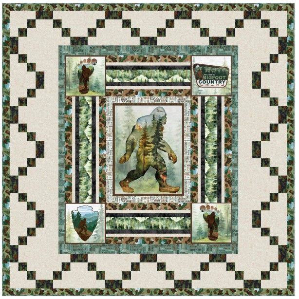 Scenic Route Bigfoot Country Quilt Kit