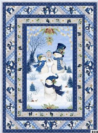 Let it Snow-Man! Quilt Kit