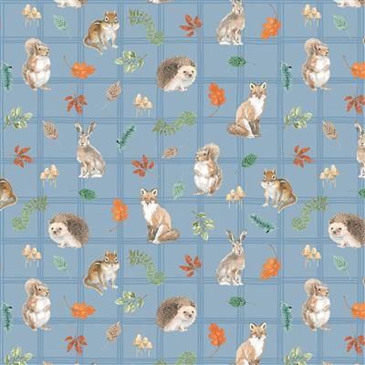 Clothworks Woodland Way Y4851-88 Denim Online