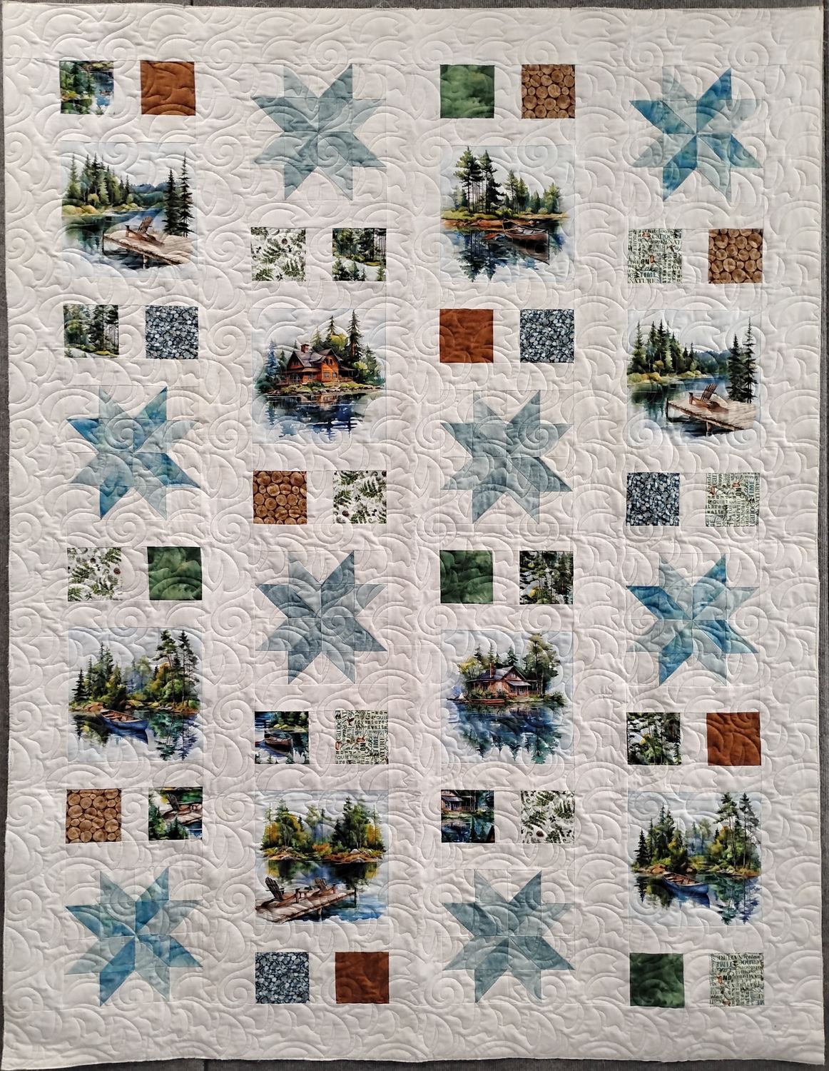 Farmer's Stardust Lakeside Retreat Quilt Kit