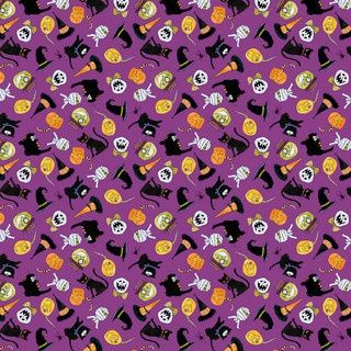 3 Wishes Fabric This is Halloween 3THISHALLOWE 24538 Purple Online