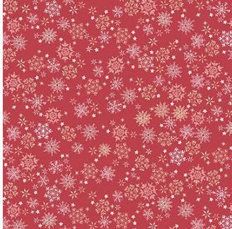 Makower UK Country Christmas MU-236-R  Red Online