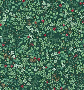 Makower UK Country Christmas  MU-234-G Green Online