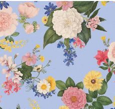 Riley Blake Designs Everbloom  CD18050-Blue Online