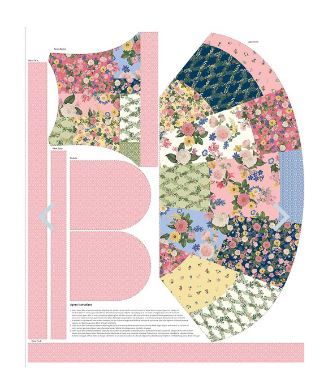 Riley Blake Designs Everbloom Apron Panel PD18057-Panel