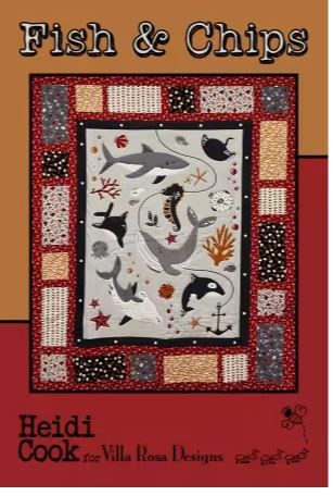 Villa Rosa Designs Fish &amp; Chips Pattern VRDMC084