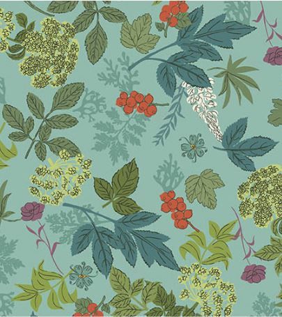 Andover Fabrics Nordic Summer A 10320 LB Hot Spring Online