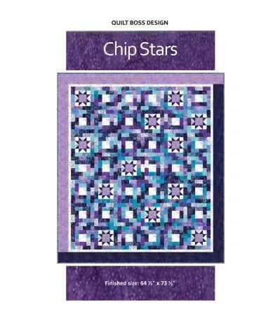 Quilt Boss Designs Chip Stars Pattern QBOSS-4033