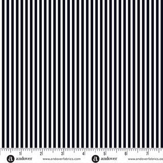 Andover Fabrics Simply Stripe A-10238-K Black Online