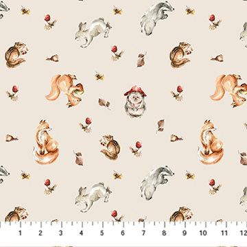 FIGO Fabrics Story Book 91335-12 Cream Online