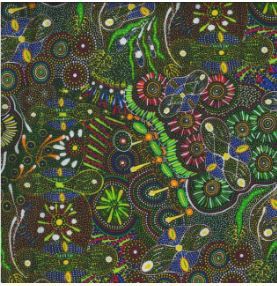 M&amp;S Textiles Bush Tucker After Rain BTURY Yellow Online