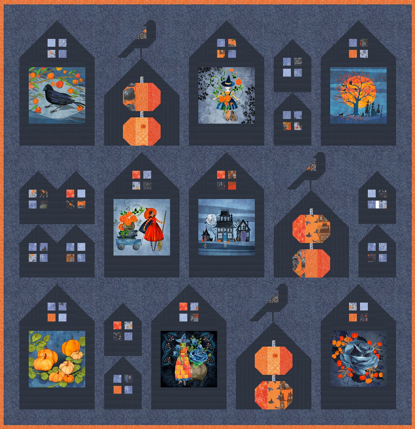 Neighborhood View Coven Quilt Kit