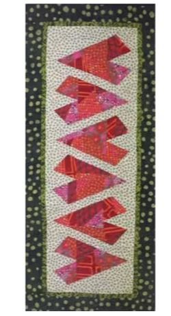 Cut Loose Press Crazy Hearts Pattern CLPKAL011