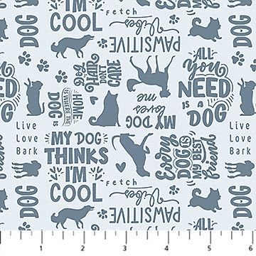 FIGO Fabrics Always By My Side 91328-40 Blue Online