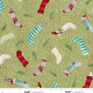 StudioE Fabrics Holly Woods E-9245-61 Sage Online