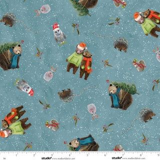 StudioE Fabrics Holly Woods E-9234-79 Slate Online